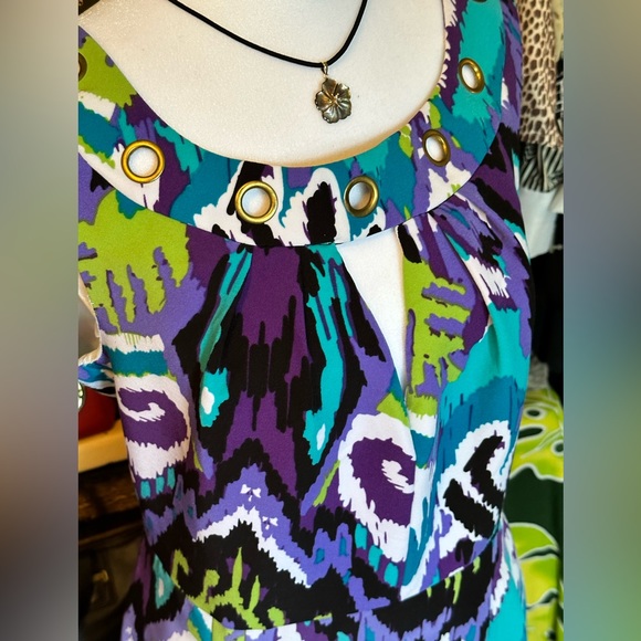 117. AA Studio GEOMETRIC Dress size 12 NWOT - Picture 2 of 9